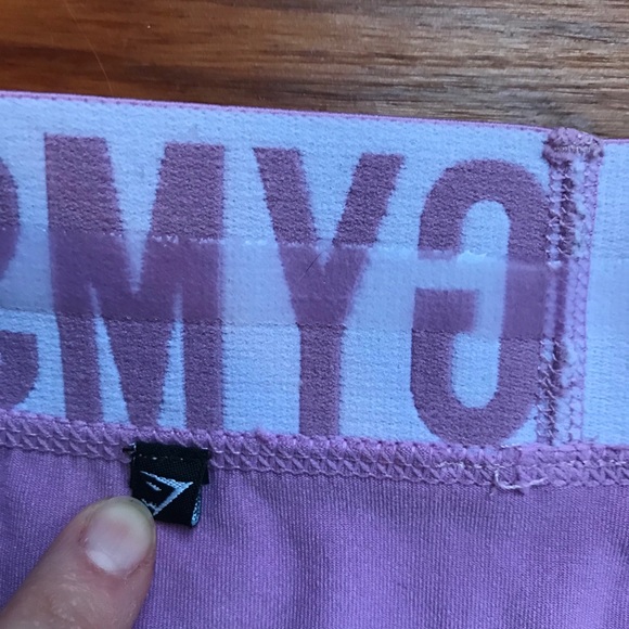 Gymshark Light Purple Lilac Leggings, EUC, S - Picture 5 of 13